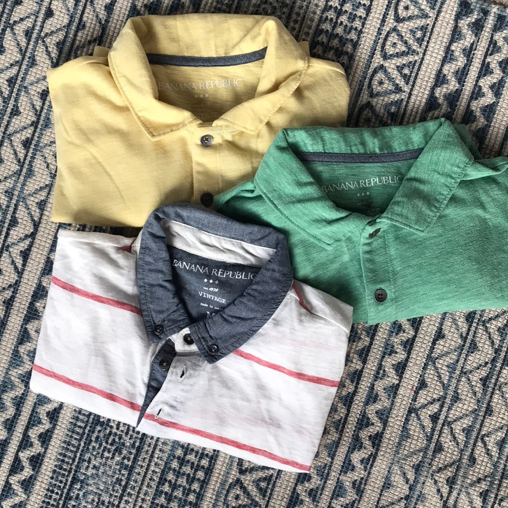 Banana Republic polo BUNDLE